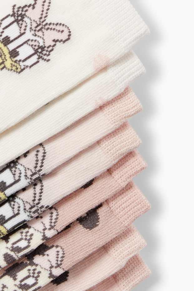 Bébés filles - Lot de 4 paires - Disney - chaussettes bébé à motif - rose