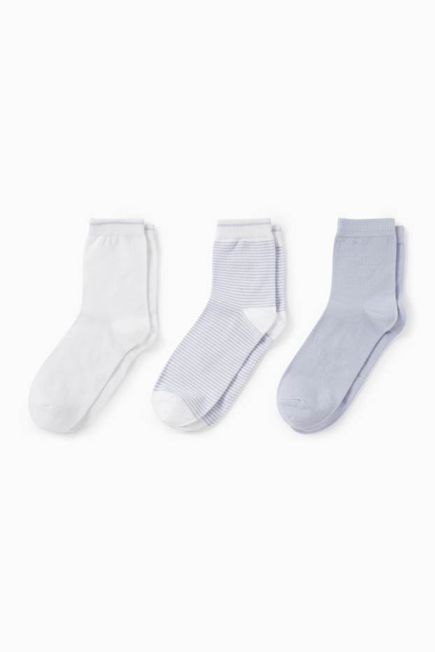 Women - Multipack of 3 - socks - light violet