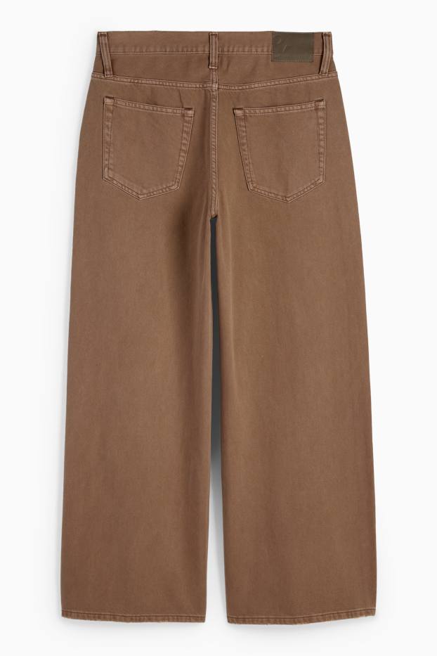 Uomo - Jeans a gamba larga - marrone