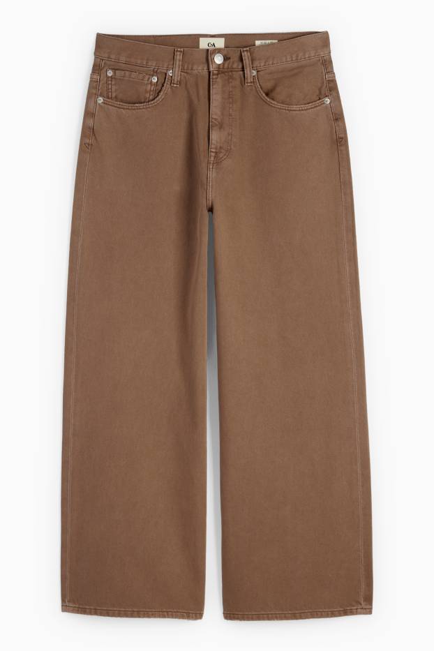 Uomo - Jeans a gamba larga - marrone