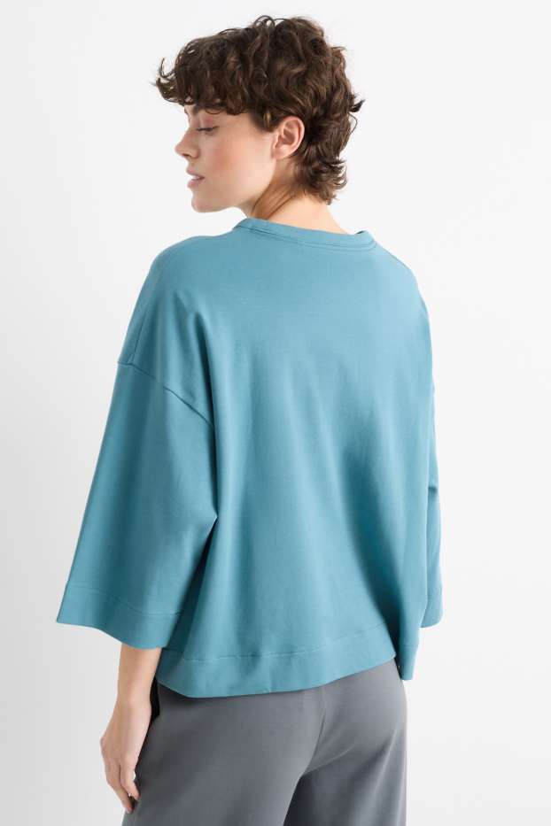 Femmes - Sweat basique - turquoise