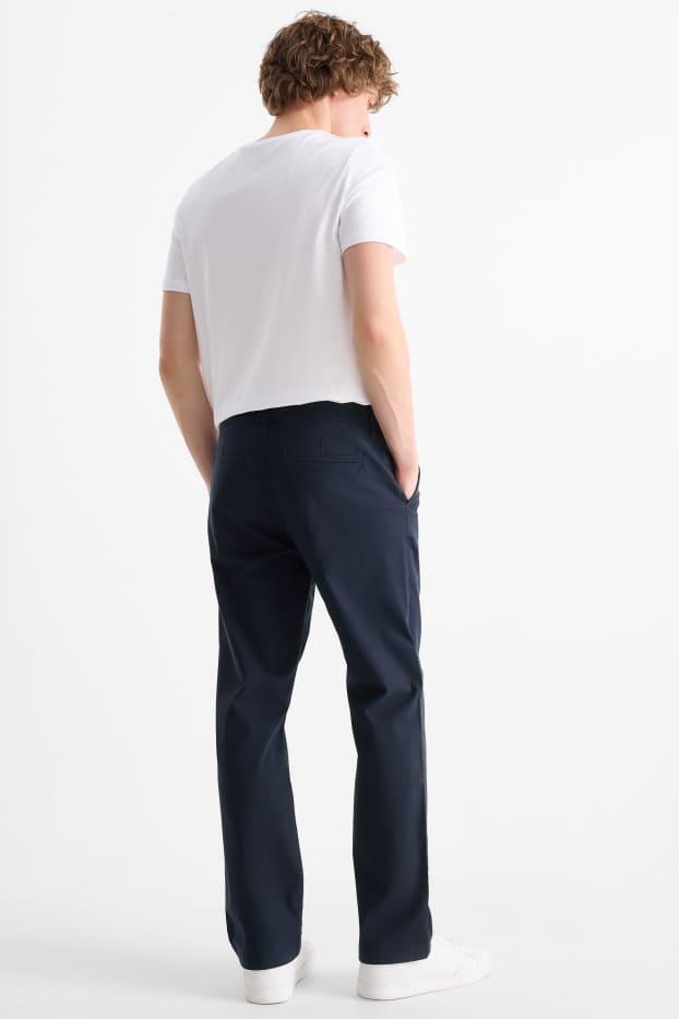 Hommes - Chino - regular fit - bleu foncé