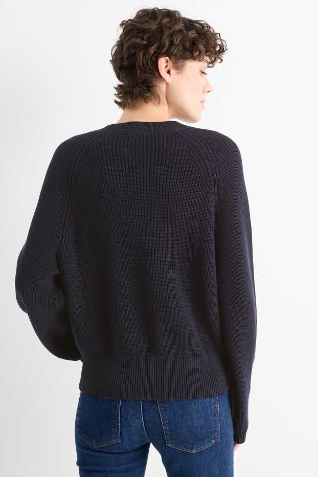 Damen - Pullover - dunkelblau