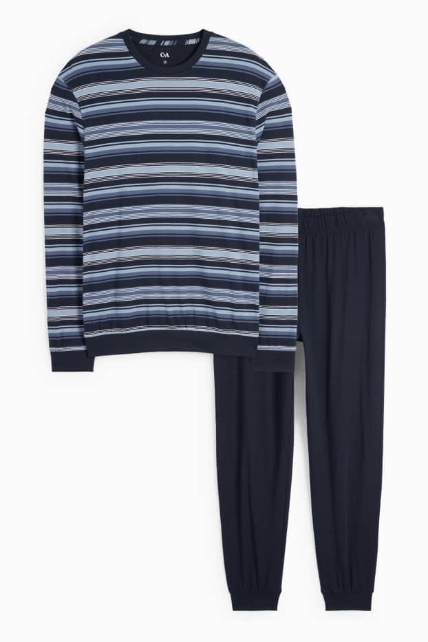 Herren - Pyjama - dunkelblau
