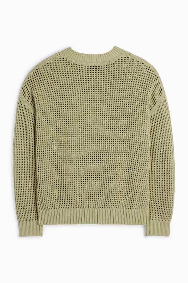 Uomo - Maglione - verde chiaro