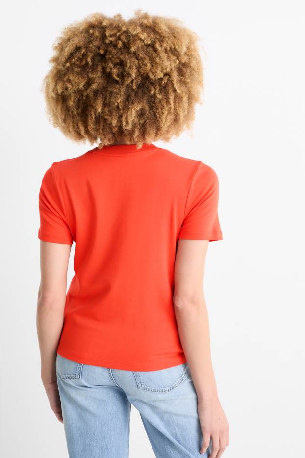 Femei - Tricou - slim fit - portocaliu