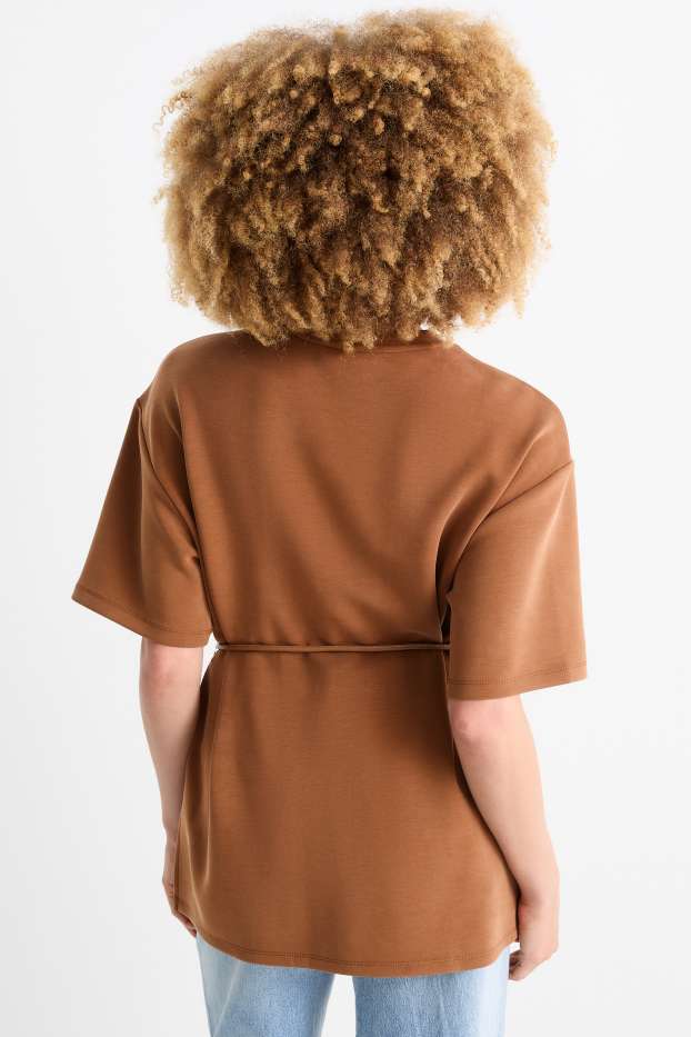 Women - Sweatshirt - brown