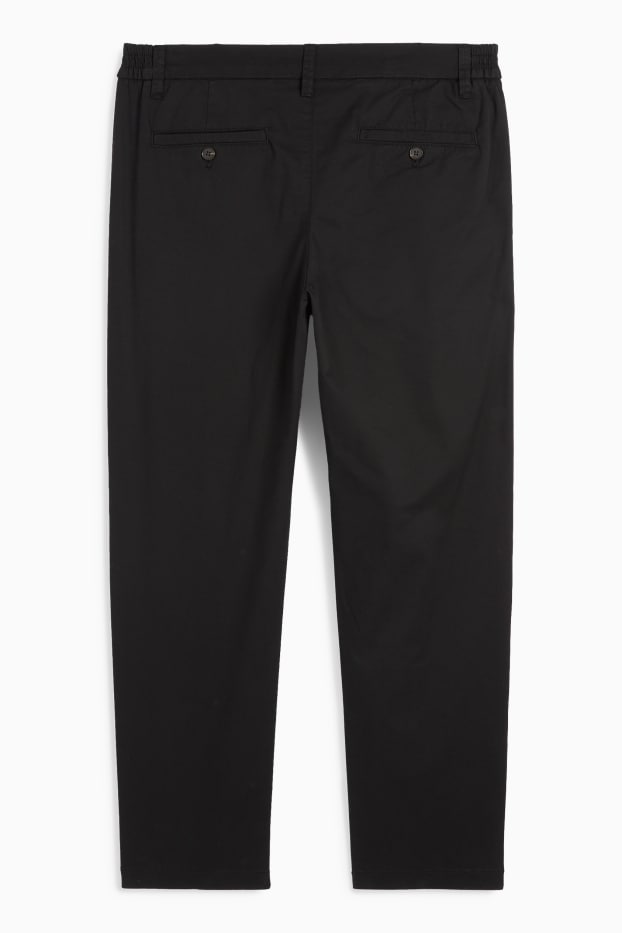 Herren - Chino - Tapered Fit - schwarz
