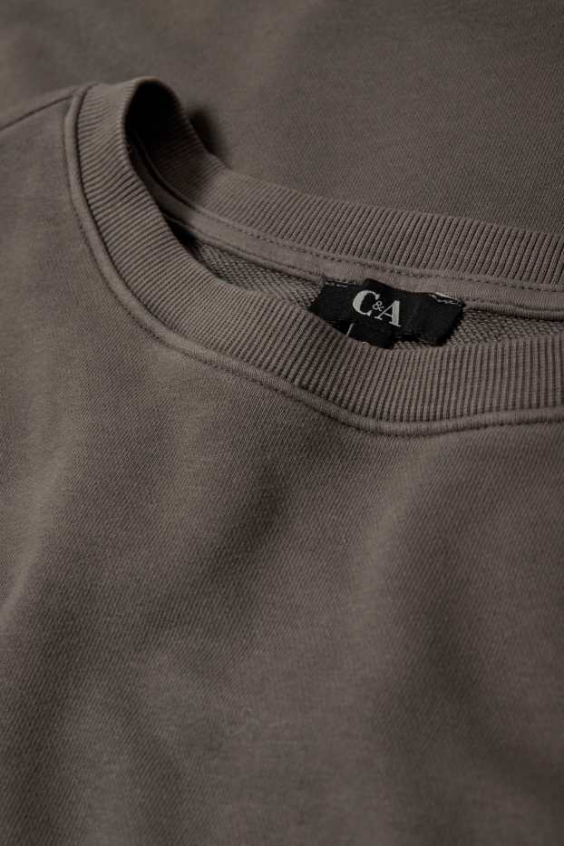 Women - Sweatshirt dress - dark brown