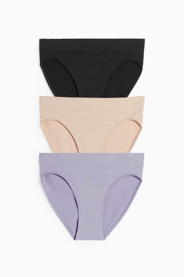 Dona - Paquet de 3 - calces - sense costures - violeta