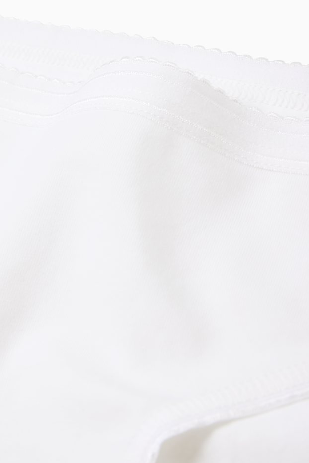 Dames - Set van 4 - slip - crème wit