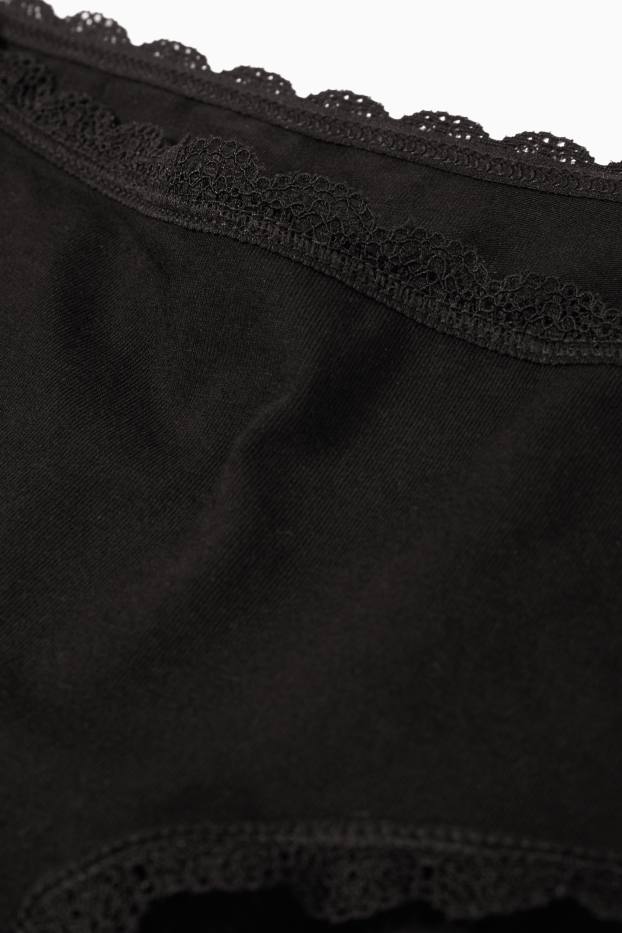 Women - Multipack of 4 - hipster - black