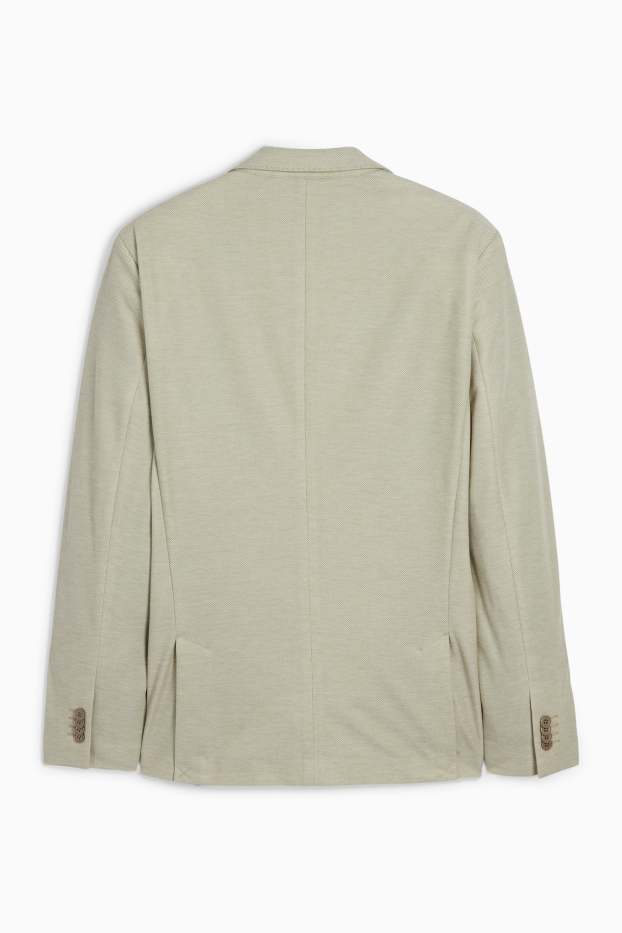 Heren - Colbert uit het combi-systeem - slim fit - met structuur - beige-mix