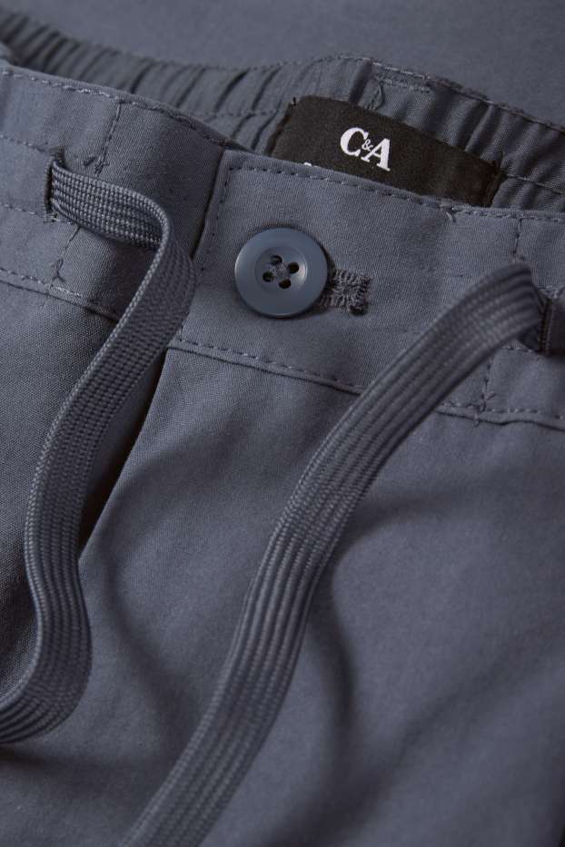Uomo - Pantaloni chino - regular fit - blu scuro