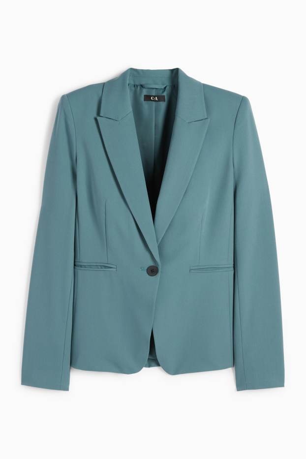 Damen - Business-Blazer - tailliert - grün