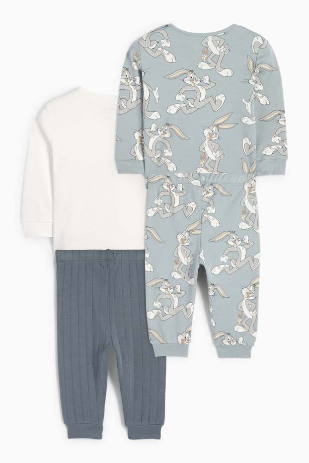 Baby Boys - Multipack of 2 - Bugs Bunny - baby pyjamas - 4 piece - gray