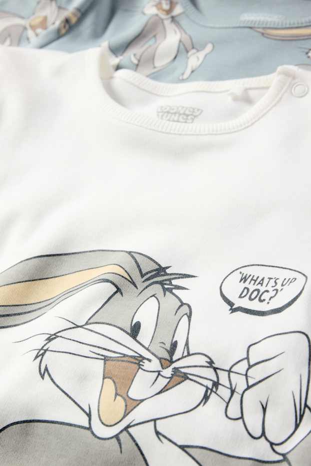 Baby Boys - Multipack of 2 - Bugs Bunny - baby pyjamas - 4 piece - gray