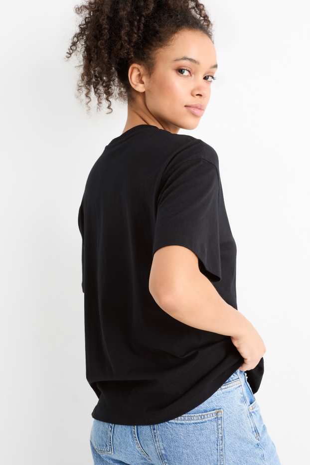 Femmes - T-shirt - noir