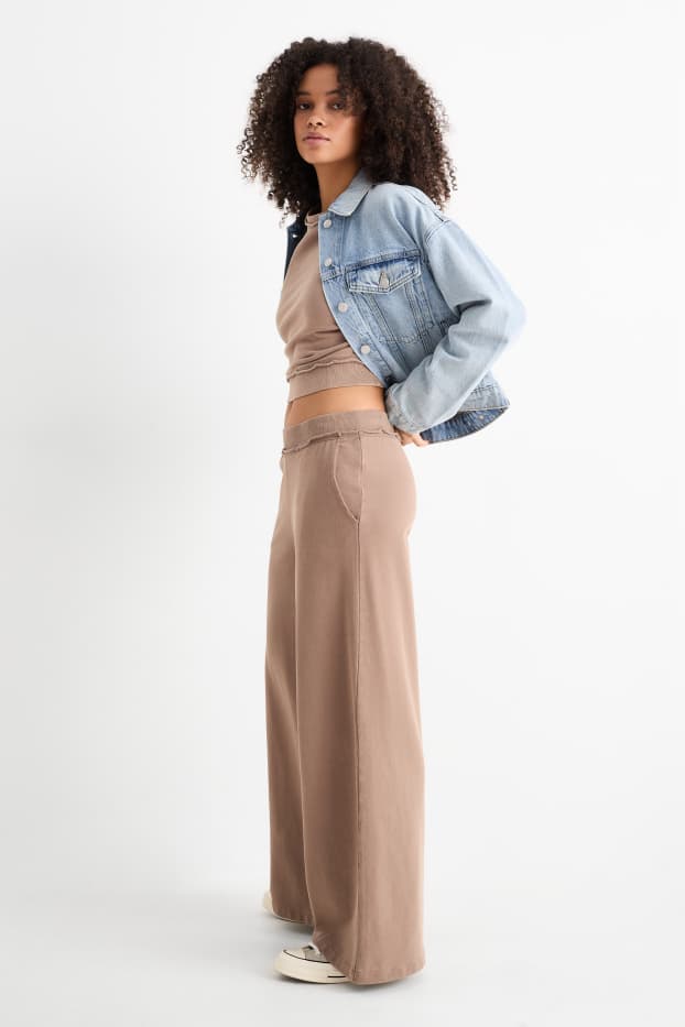 Femmes - Pantalon de jogging - marron