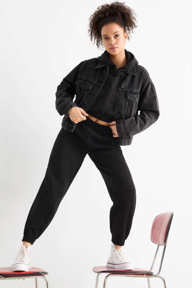 Damen - Jogginghose - schwarz
