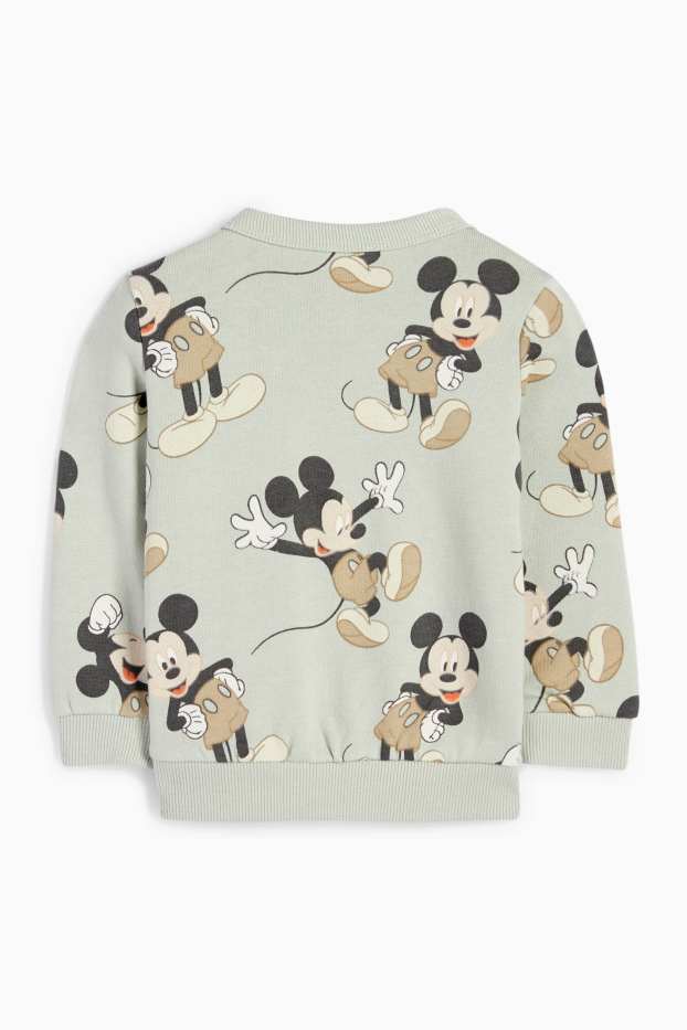 Neonati - Topolino - felpa per neonati - verde menta