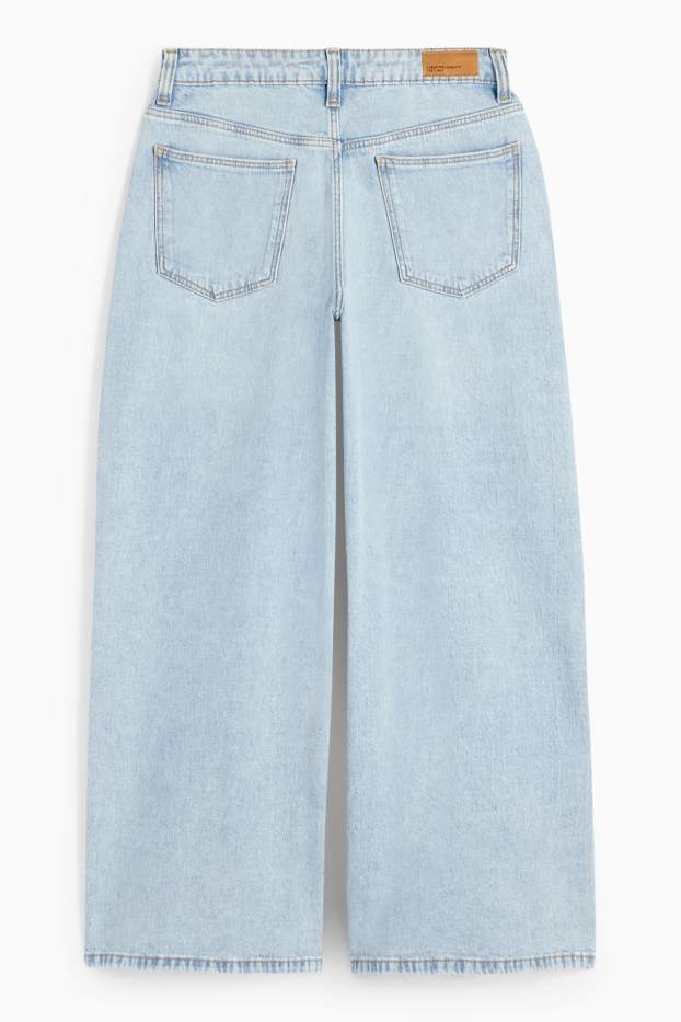 Kinder Mädchen - Wide Leg Jeans - helljeansblau