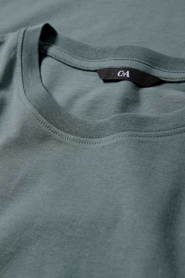 Uomo - T-shirt - regular fit - verde scuro