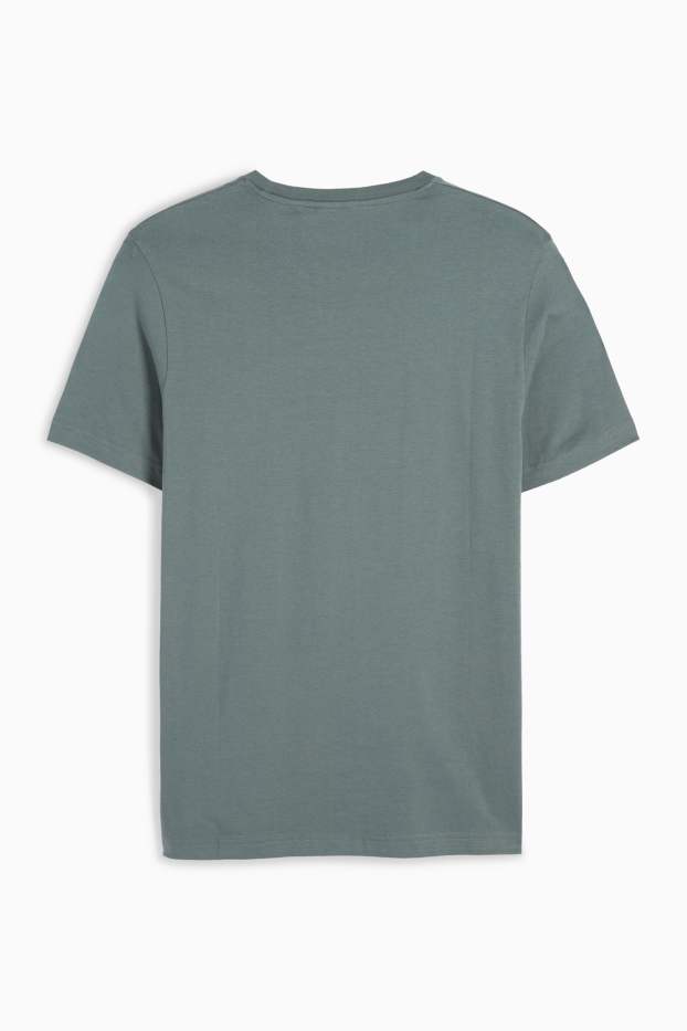 Uomo - T-shirt - regular fit - verde scuro
