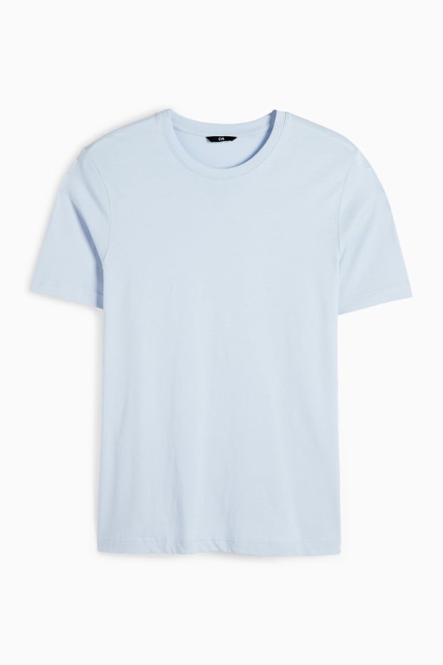 Hommes - T-shirt - regular fit - bleu clair