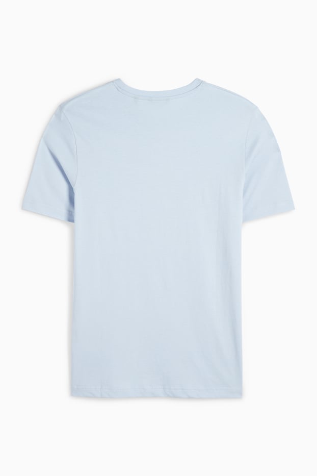 Hommes - T-shirt - regular fit - bleu clair