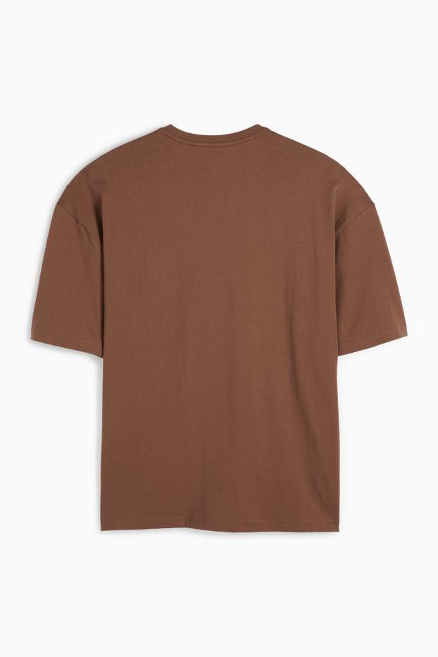 Men - Technical top - regular fit - brown