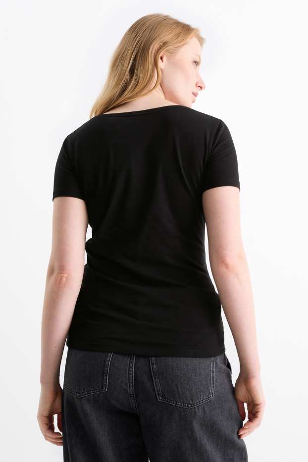 Mujer - Pack de 3 - camisetas  - negro
