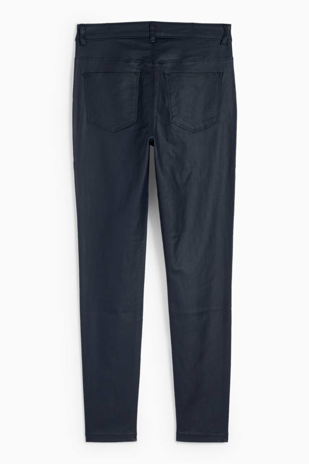 Dona - Pantalons - high waist - skinny fit - brillants - blau fosc