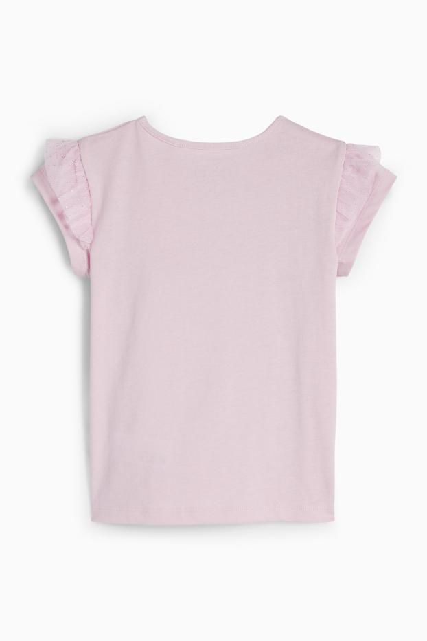 Kinder Mädchen - Die Eiskönigin - Kurzarmshirt - hellviolett
