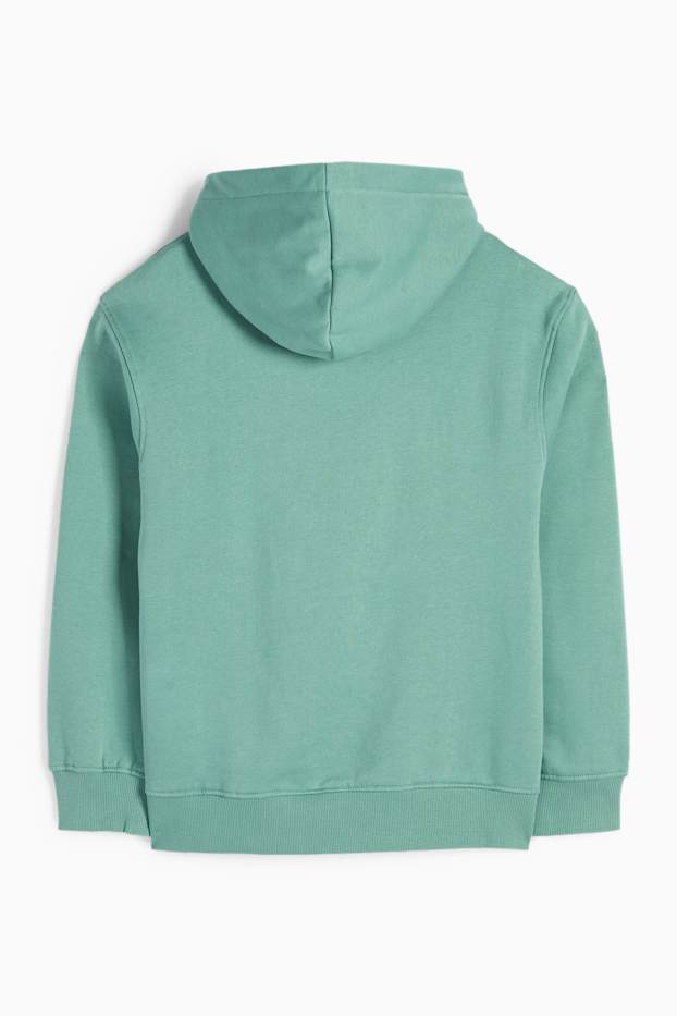 Kinder Jungen - Minecraft - Hoodie - Glanz-Effekt - grün