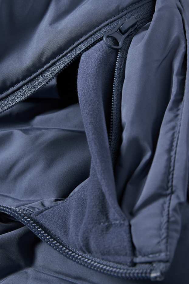 Donna - Giacca termica tecnica con cappuccio - blu scuro