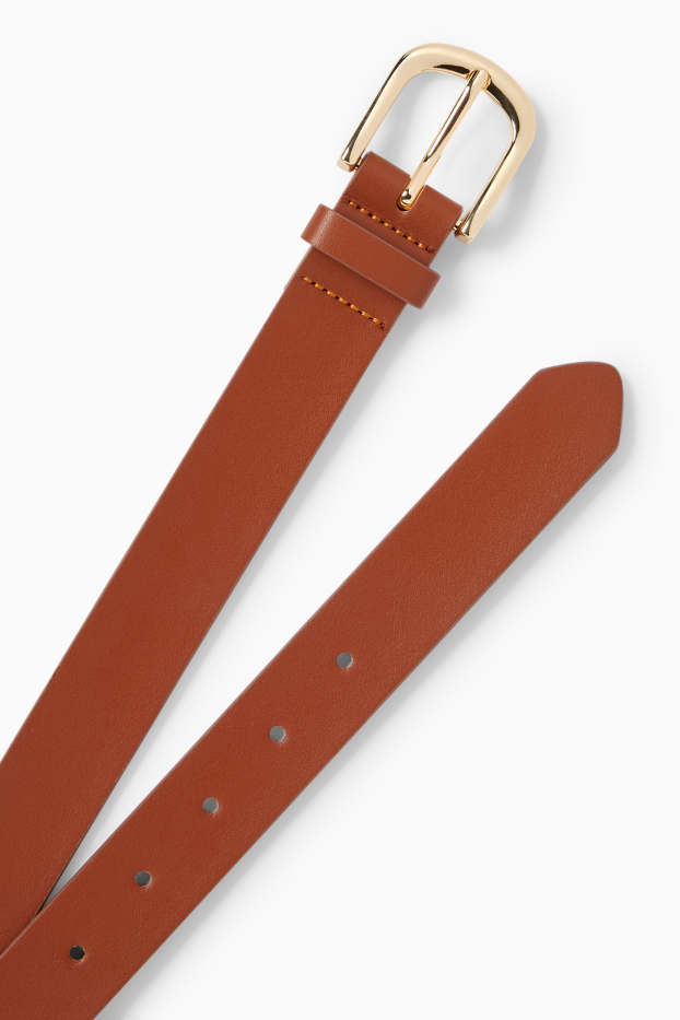 Femmes - Ceinture - synthétique - marron