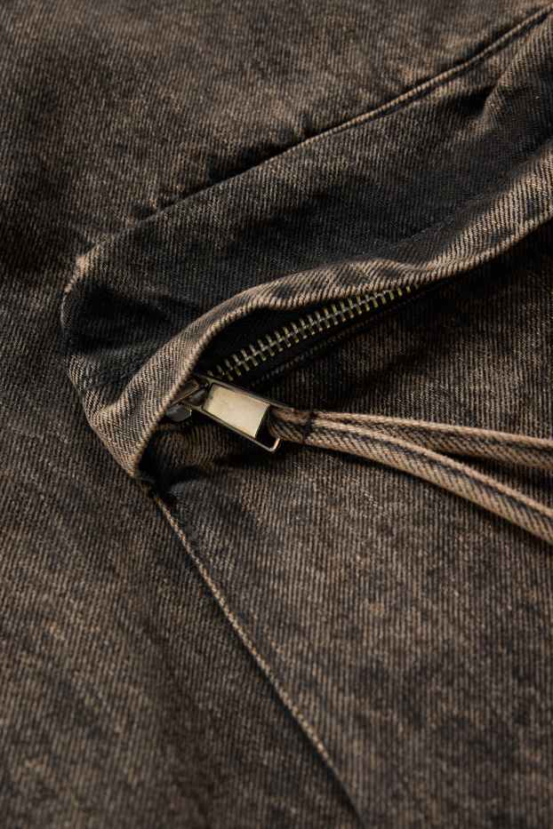 Herren - Cargo Jeans - jeansbraun