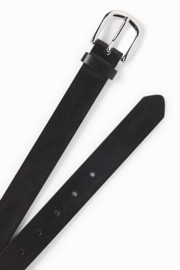 Dames - Riem - imitatieleer - zwart