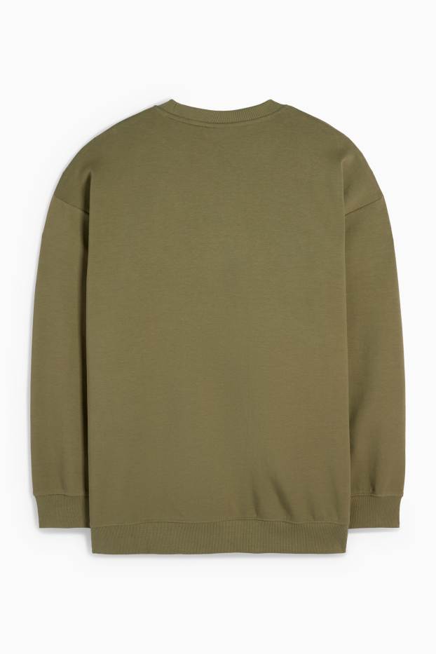 Uomo - Felpa - verde scuro
