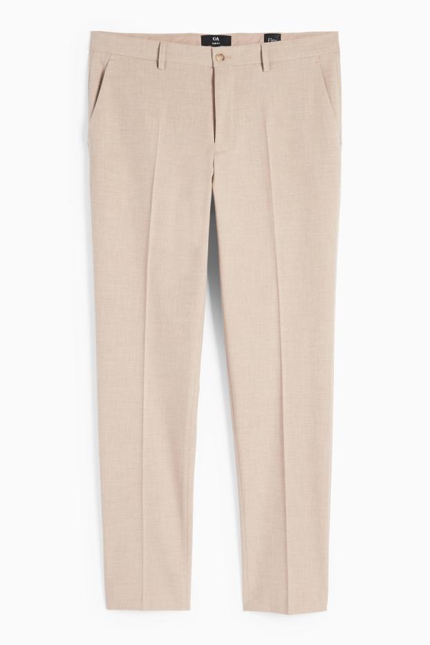 Bărbați - Pantaloni modulari - slim fit - Flex - bej