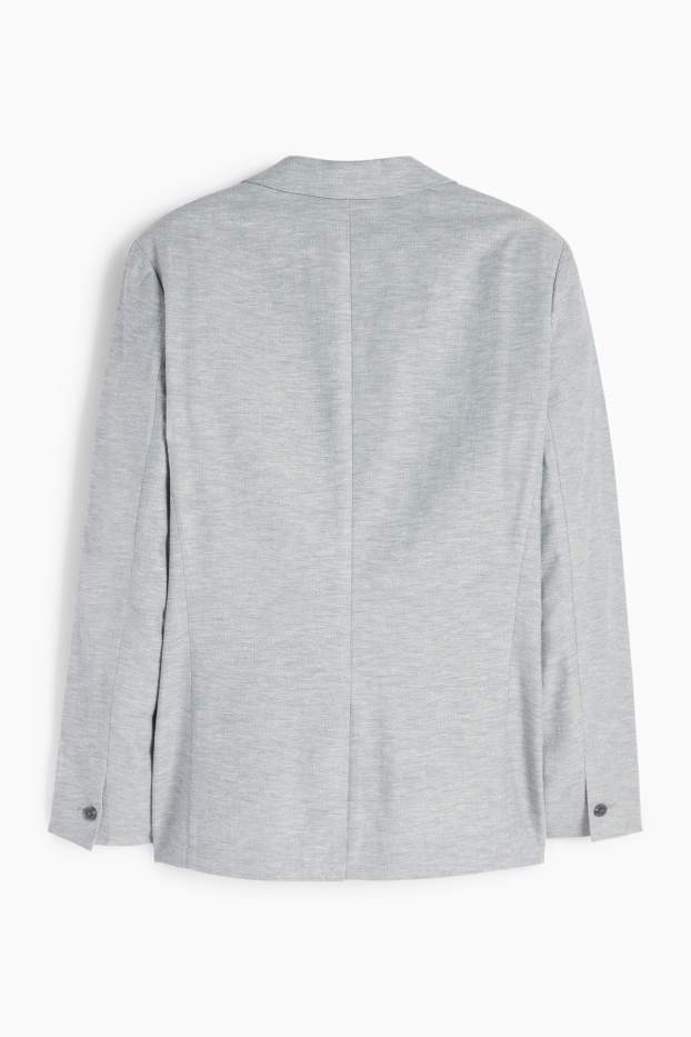 Home - Americana amb component de lli - slim fit - blau clar