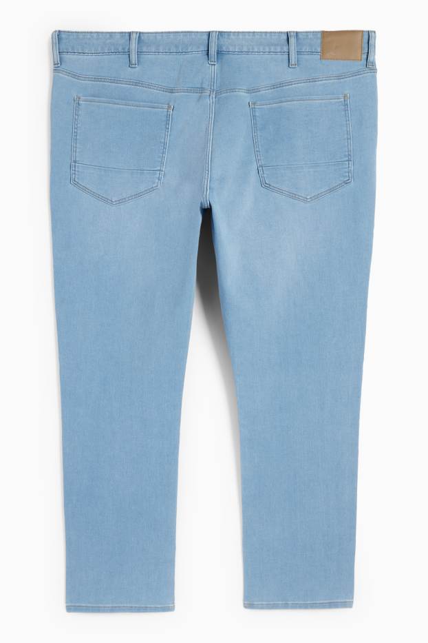 Pánské - Slim jeans - jog denim - džíny - světle modré