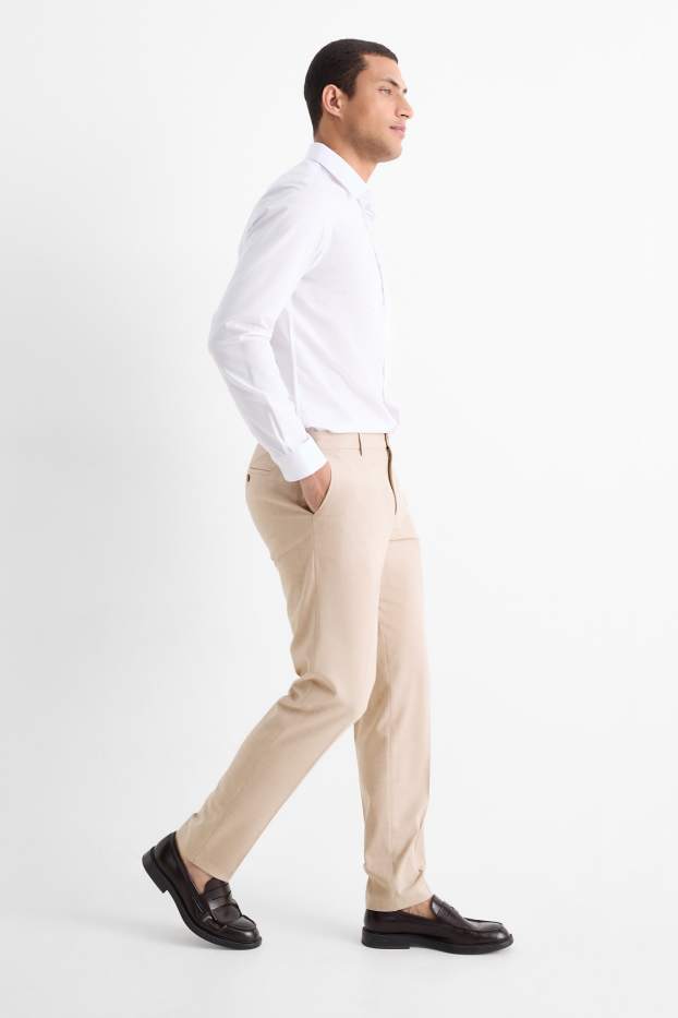 Bărbați - Pantaloni modulari - slim fit - Flex - bej