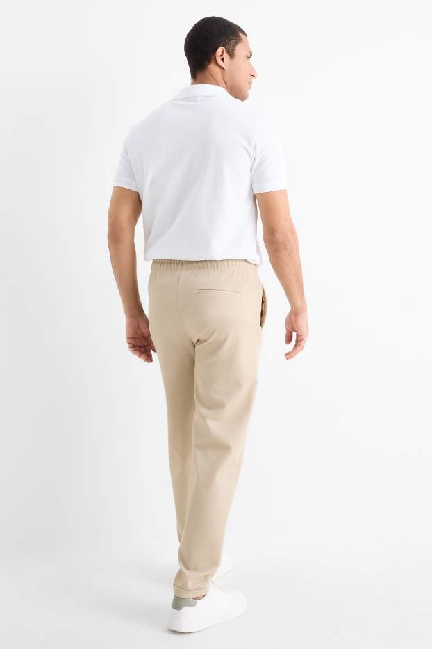 Herren - Jogginghose - strukturiert - beige