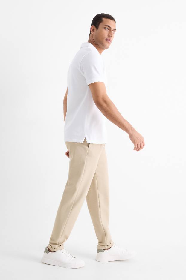 Herren - Jogginghose - strukturiert - beige