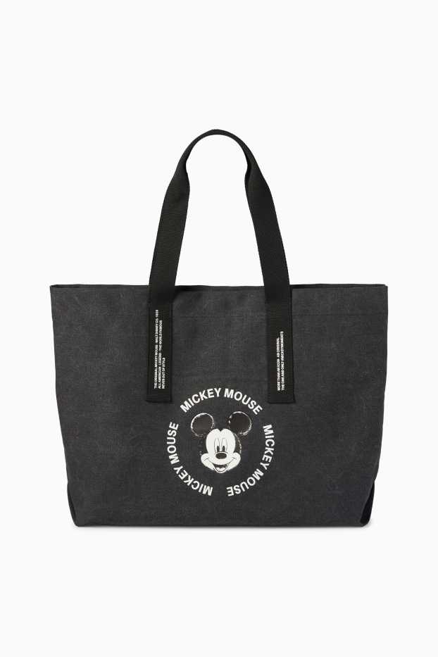 Donna - Shopper grande - Topolino - nero