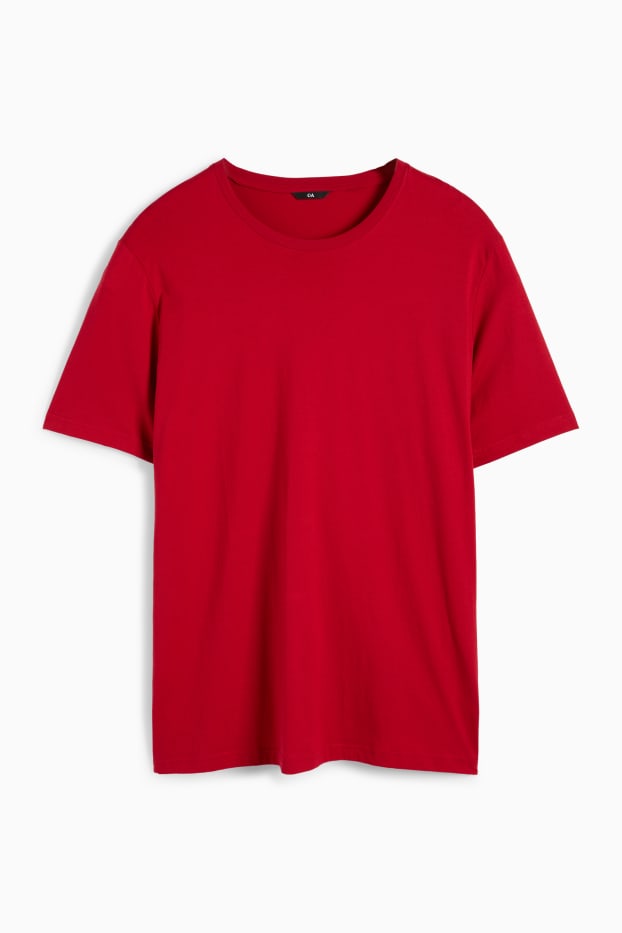 Herren - T-Shirt - dunkelrot