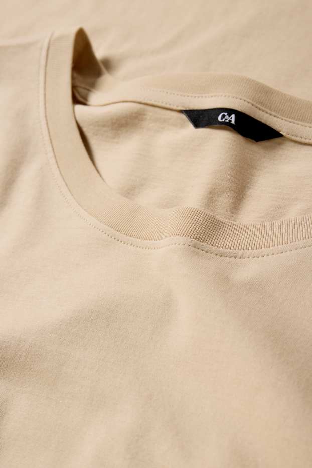 Men - T-shirt - taupe