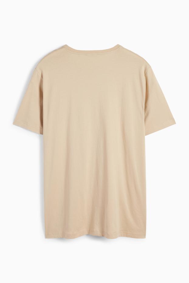 Men - T-shirt - taupe